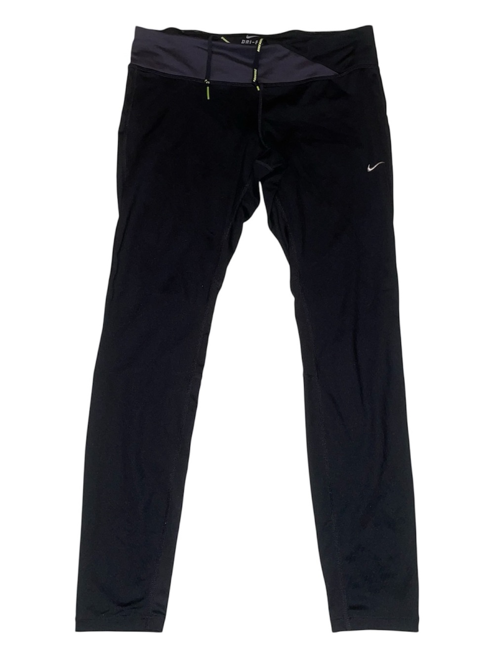 Ladies Sz L-Nike Black and Dark Gray Dri-FIT Training Leggings